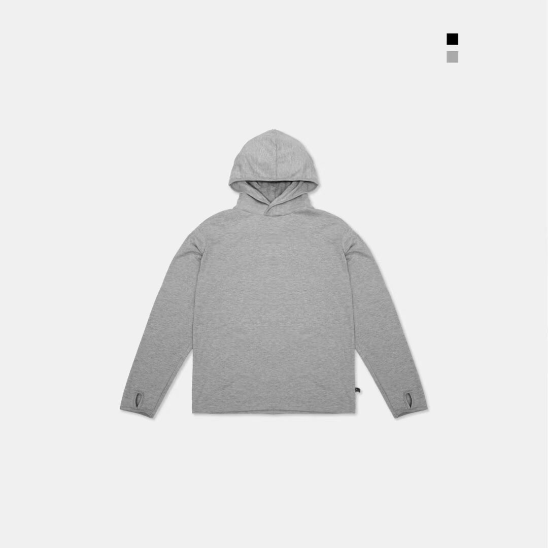 SIMON MADE TL-2519 雙層領 高領 連帽 薄長袖