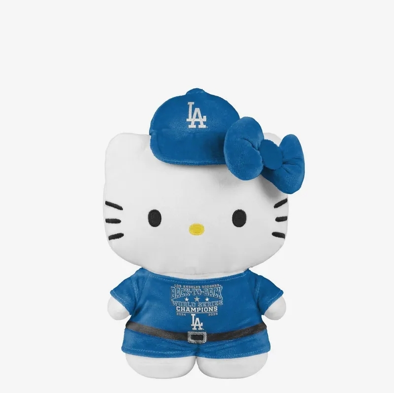 <🏆限時預購💙> 2025 道奇隊 Hello Kitty 娃娃 吊飾 世界冠軍 限定版