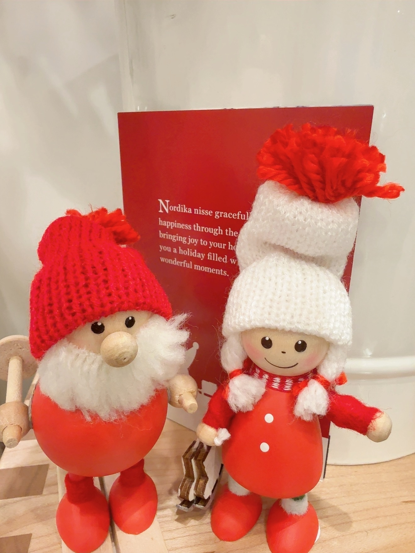 Xmas25 滑雪聖誕老公公溜冰鞋女孩套組北歐風格禮物（含包裝）