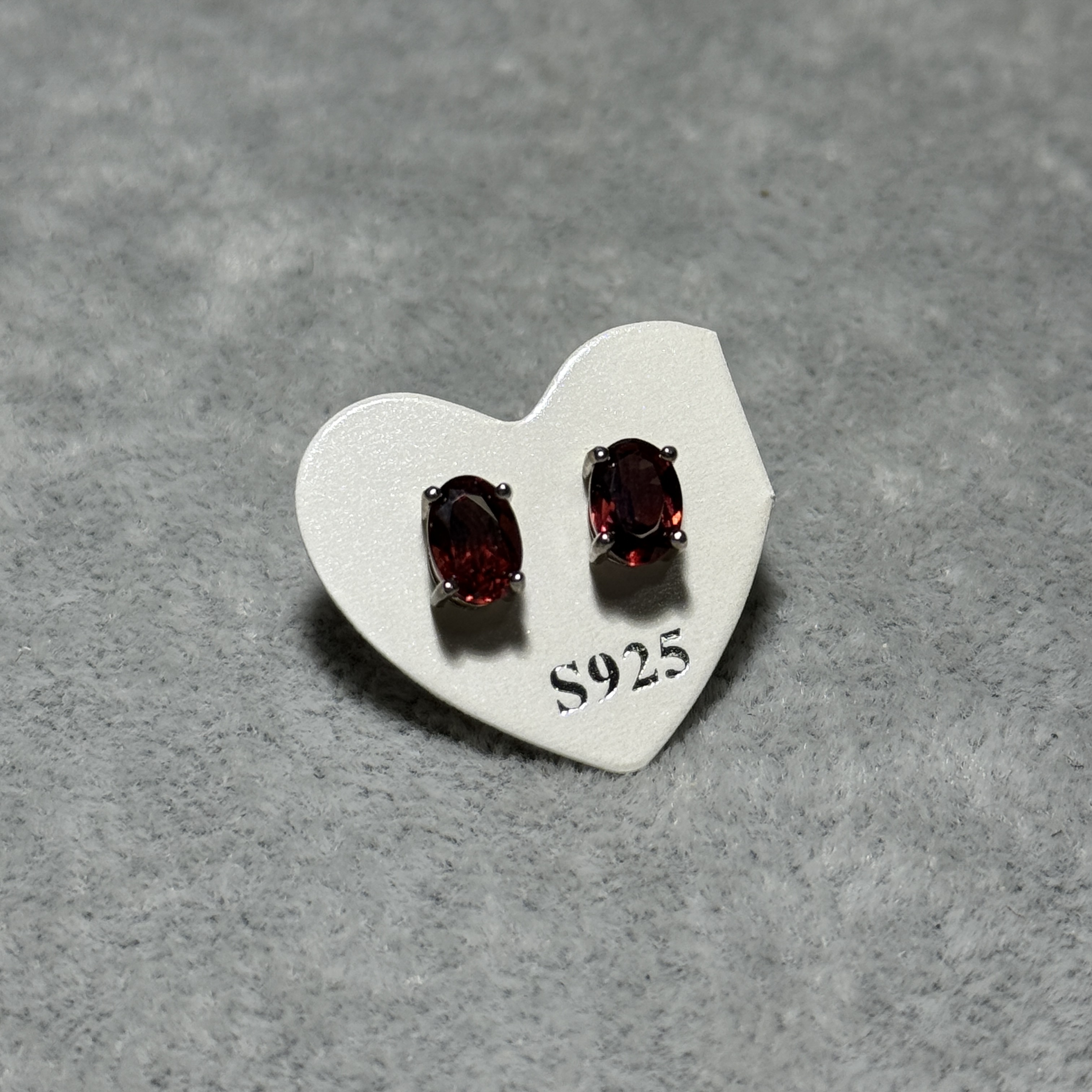 石榴石耳環 RE1528