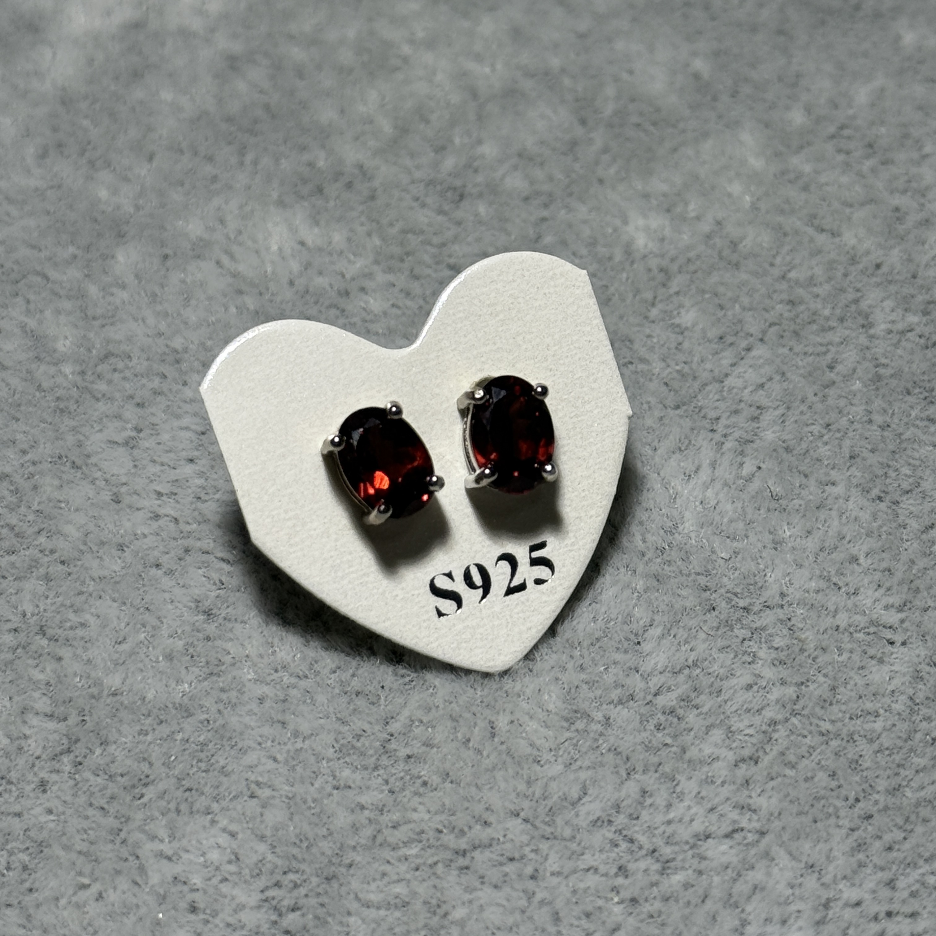 石榴石耳環 RE1530