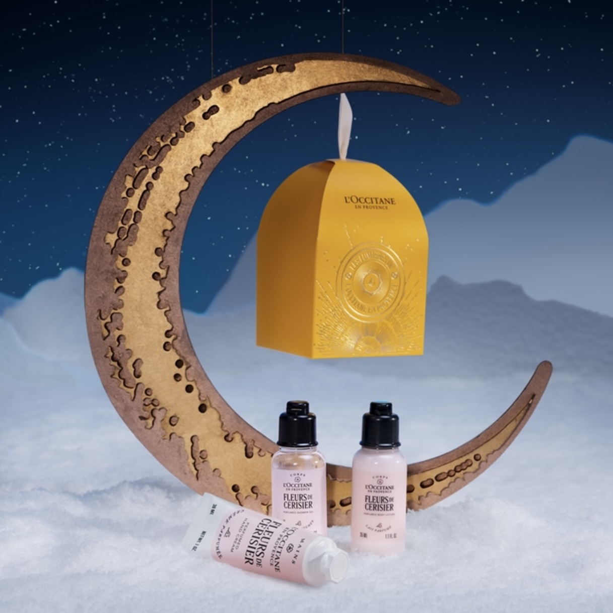 L'occitane 甜蜜櫻花掛飾套裝（節日限定）