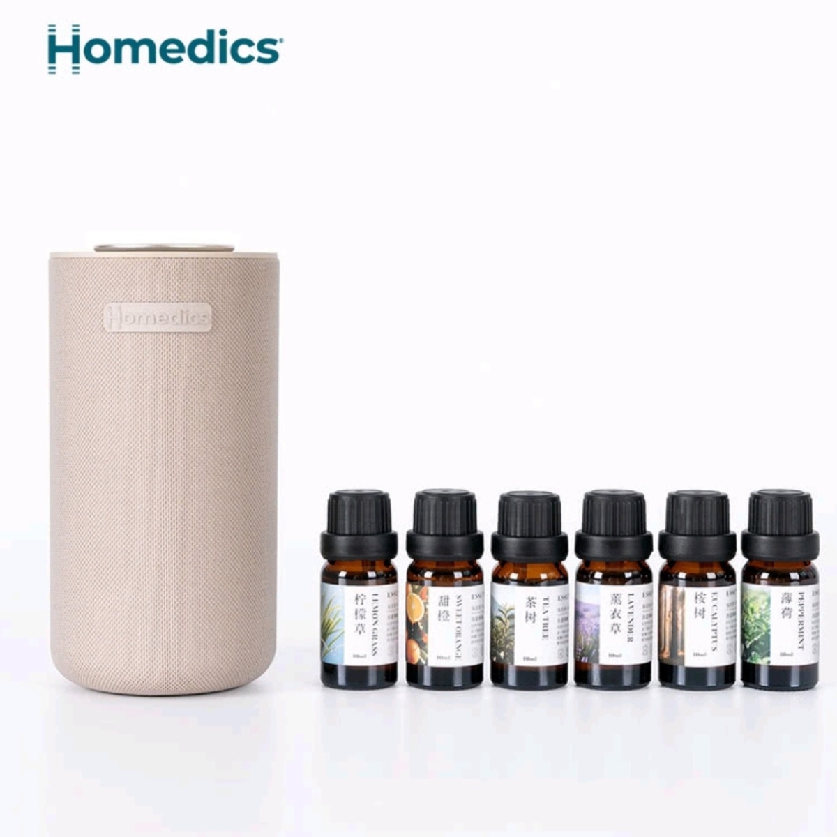 Homedics - SereneScent 便攜式無水香氛擴散器套裝