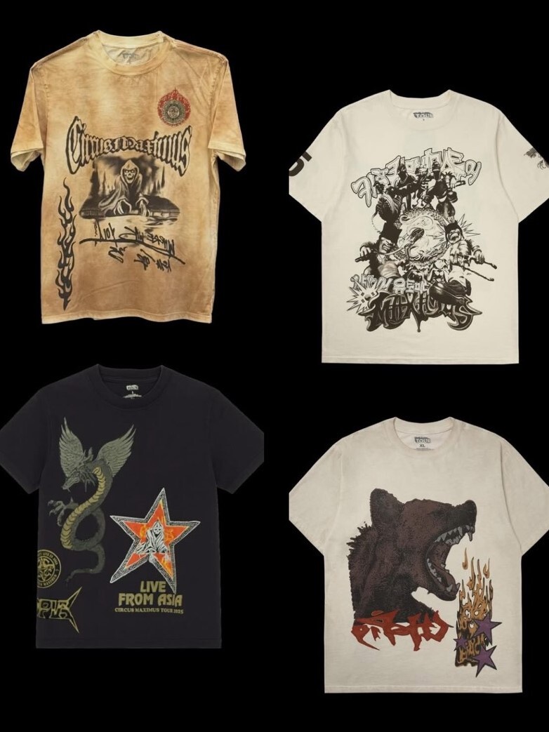 Travis Scott 日本場演唱會限定周邊  短袖T