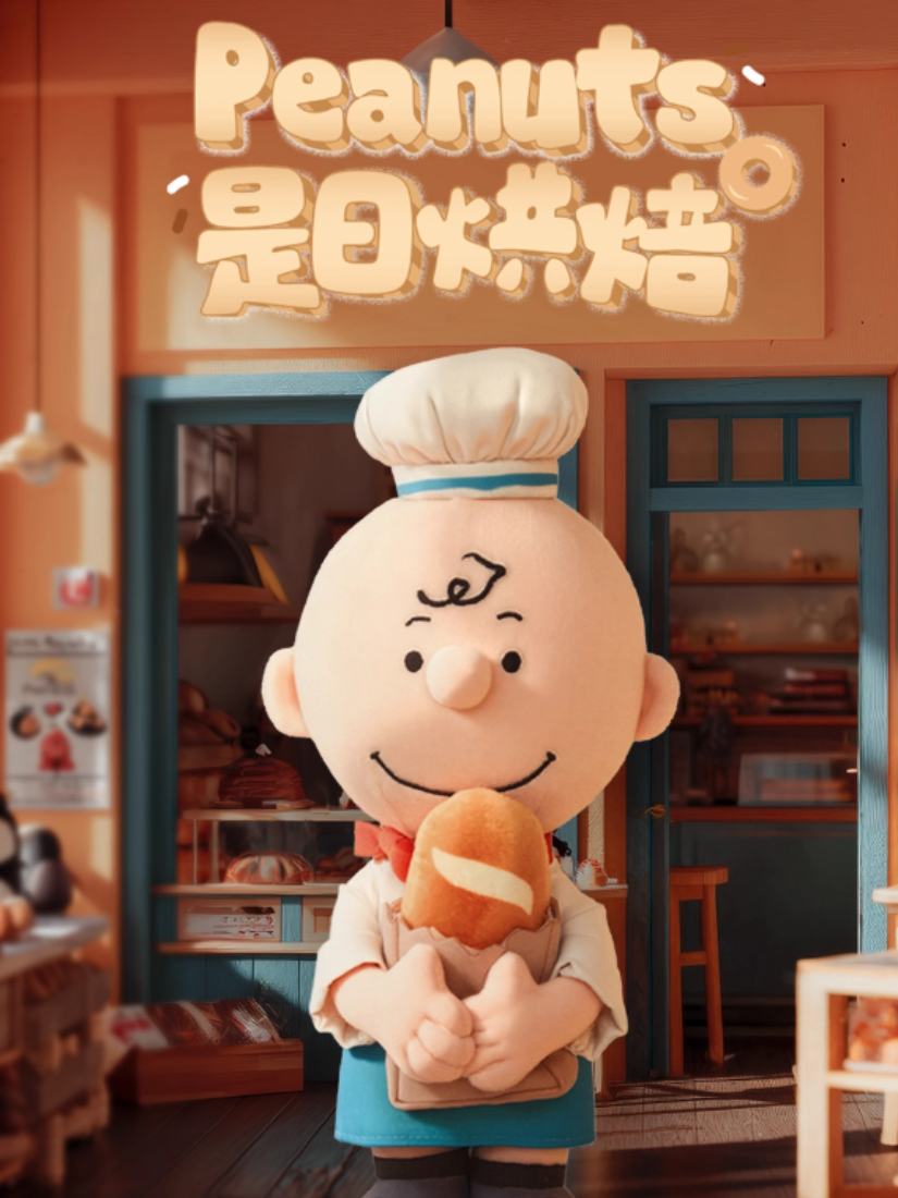 【 預購 】Shand Moo x Peanuts 是日烘焙系列-查理布朗大娃娃