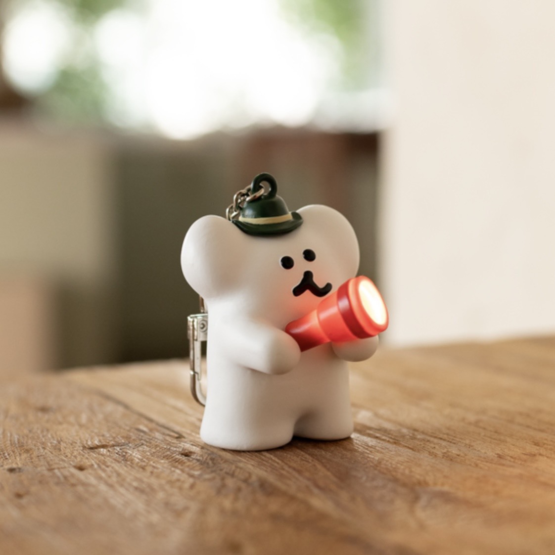 韓國 DINOTAENG BOBO Mini Flash Keyring 手電筒吊飾 鑰匙圈