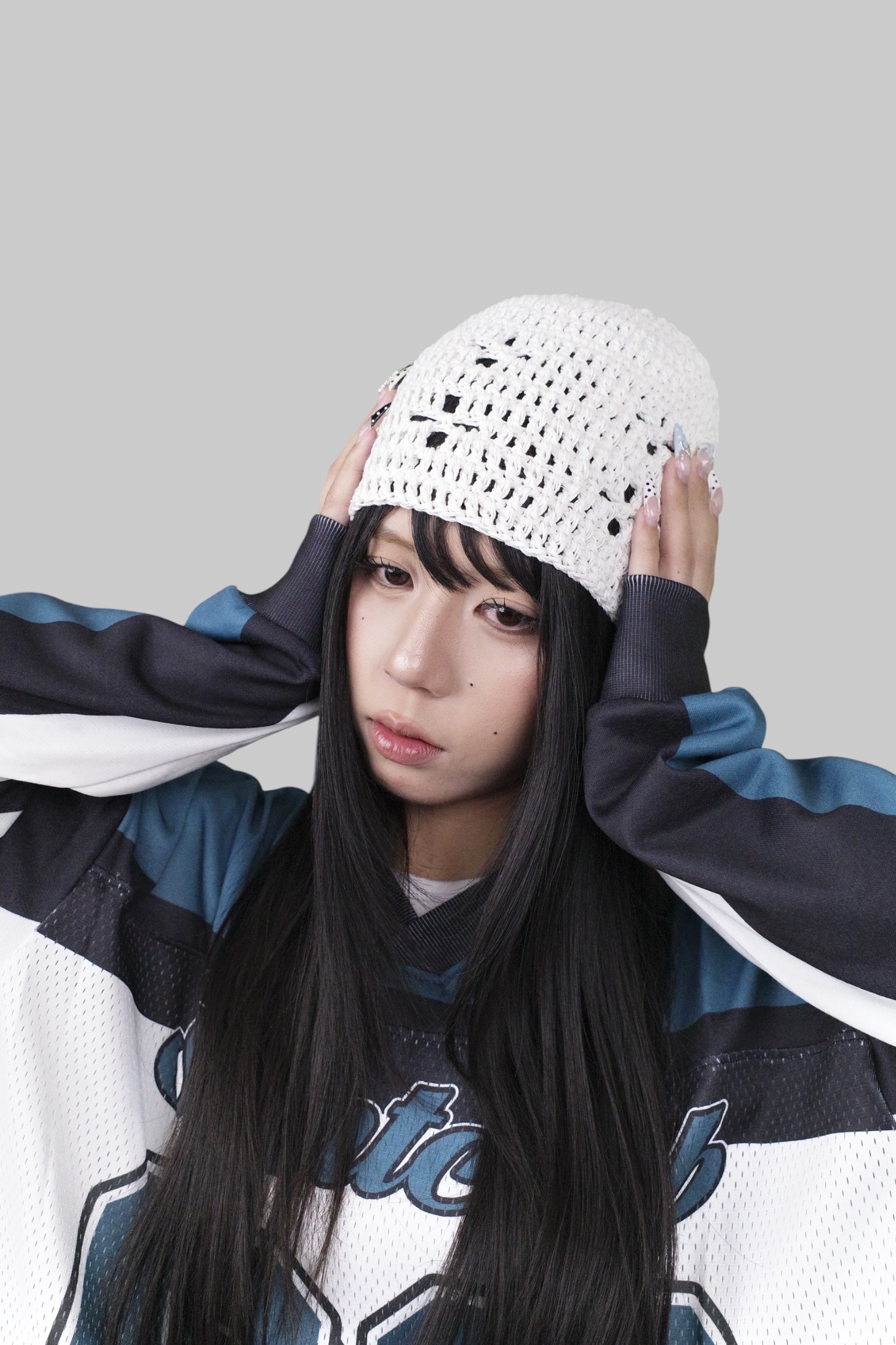 『Always_Good』針織 縷空 包頭帽