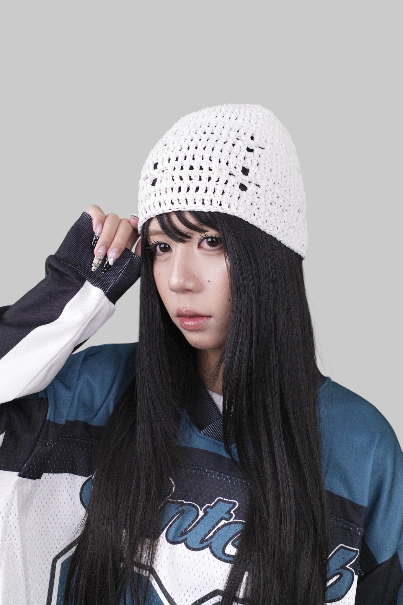 『Always_Good』針織 縷空 包頭帽