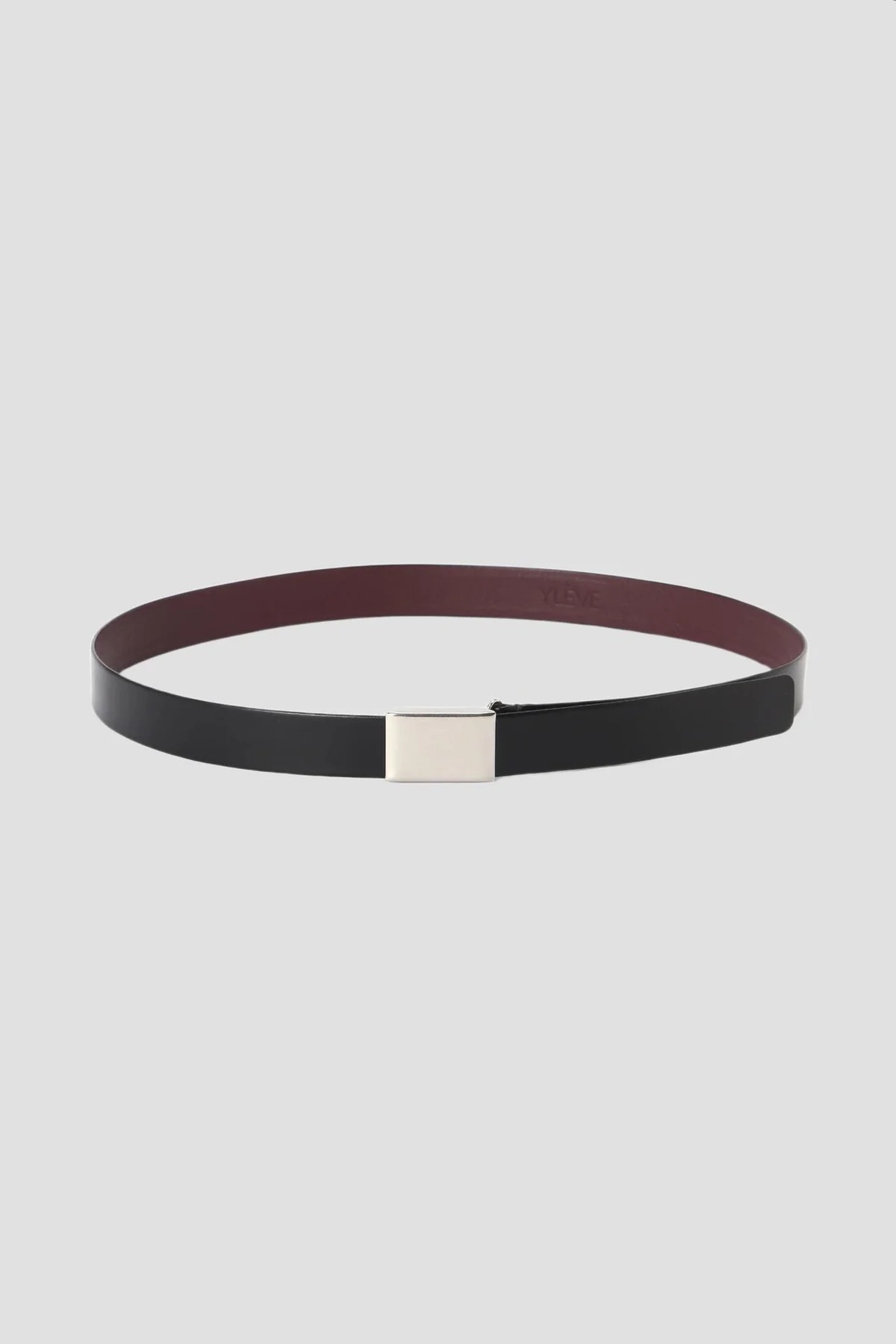 YLÈVE LEATHER BUCKLED BELT