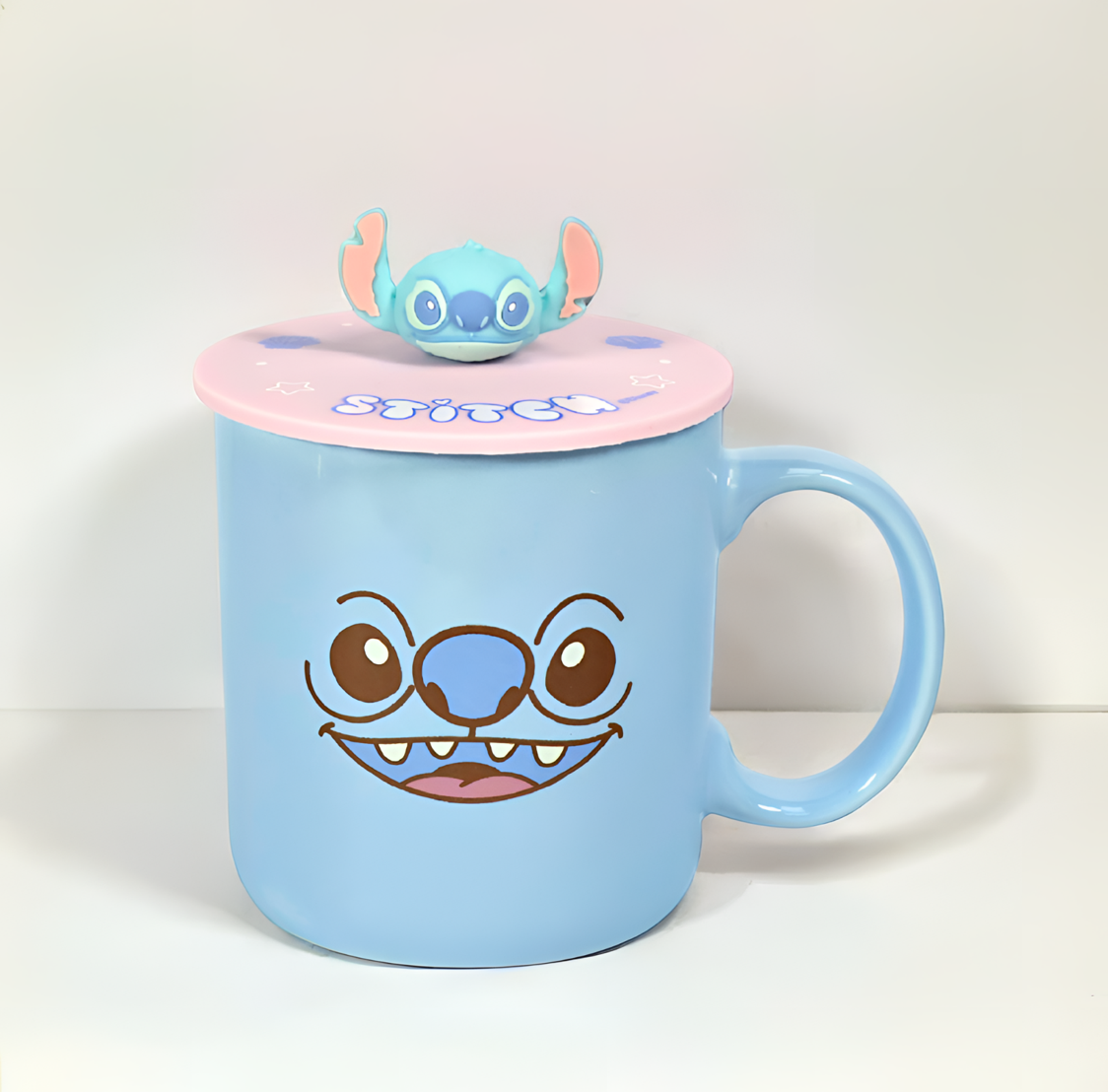 迪士尼史迪仔| 3D陶瓷杯連蓋