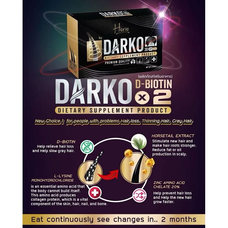 泰國直送 Horio Darko 防脫髮生髮 Supplements