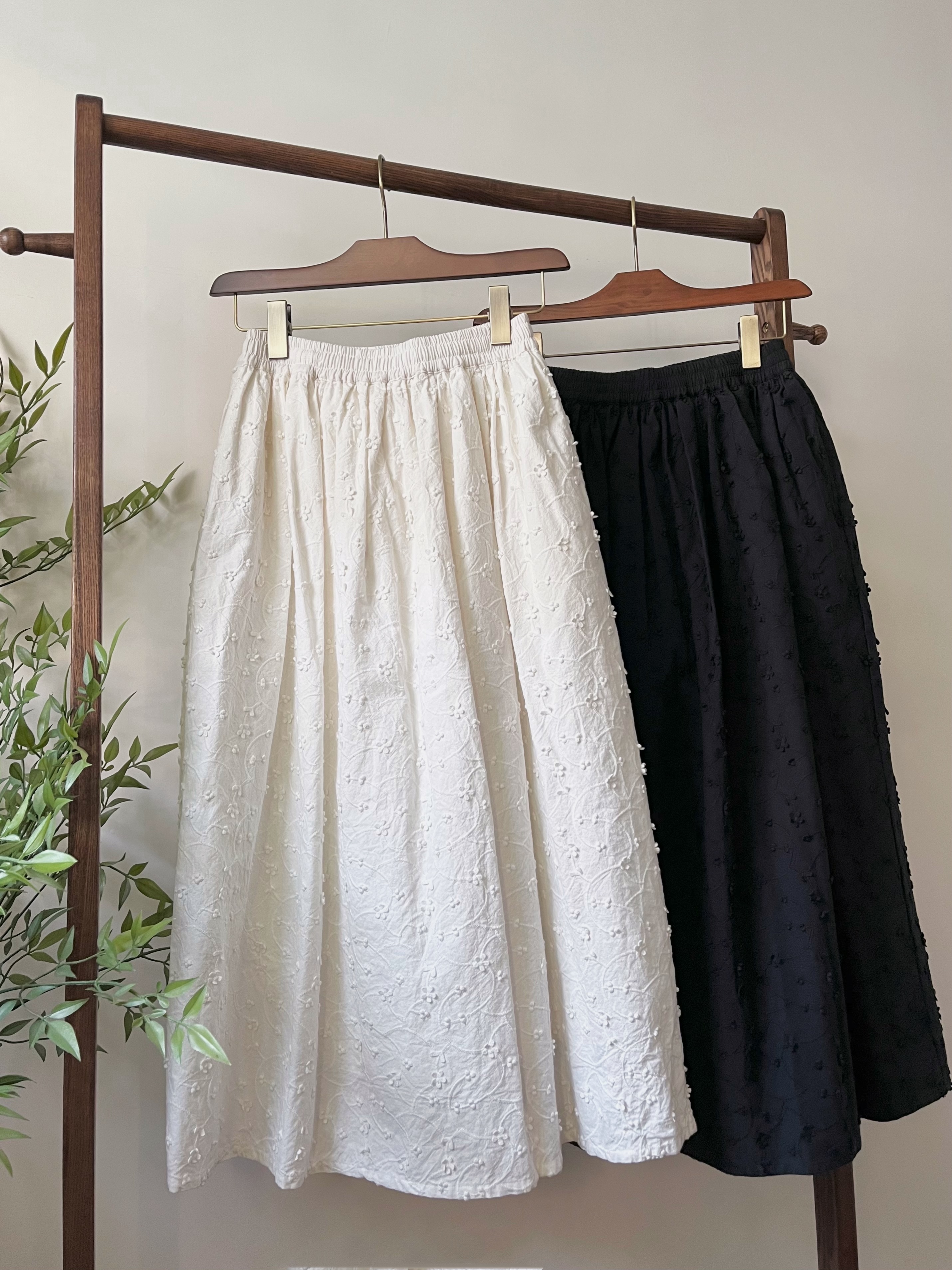 🌿立體小繡花長裙