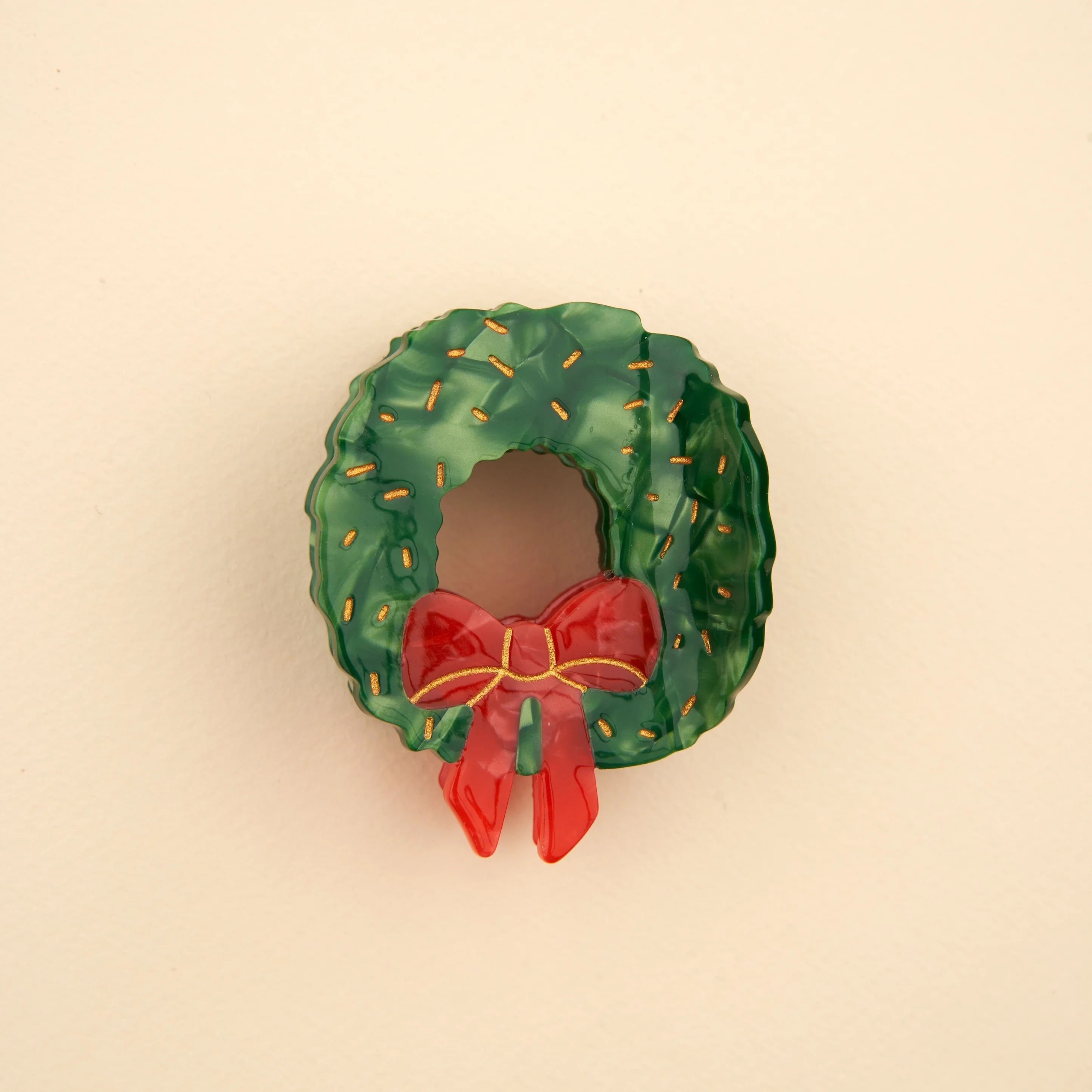 CHRISTMAS WREATH HAIR CLAW｜Coucou Suzette
