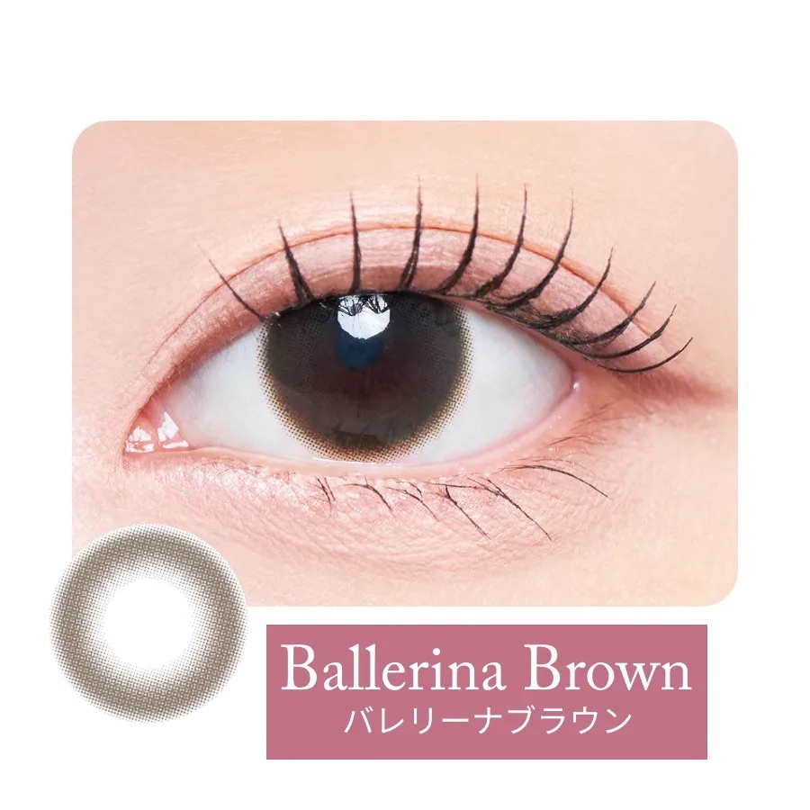 [日拋] MEVILAGE X Twice MINA 1 daily Ballerina Brown｜彩妝隱形眼鏡｜每盒10片