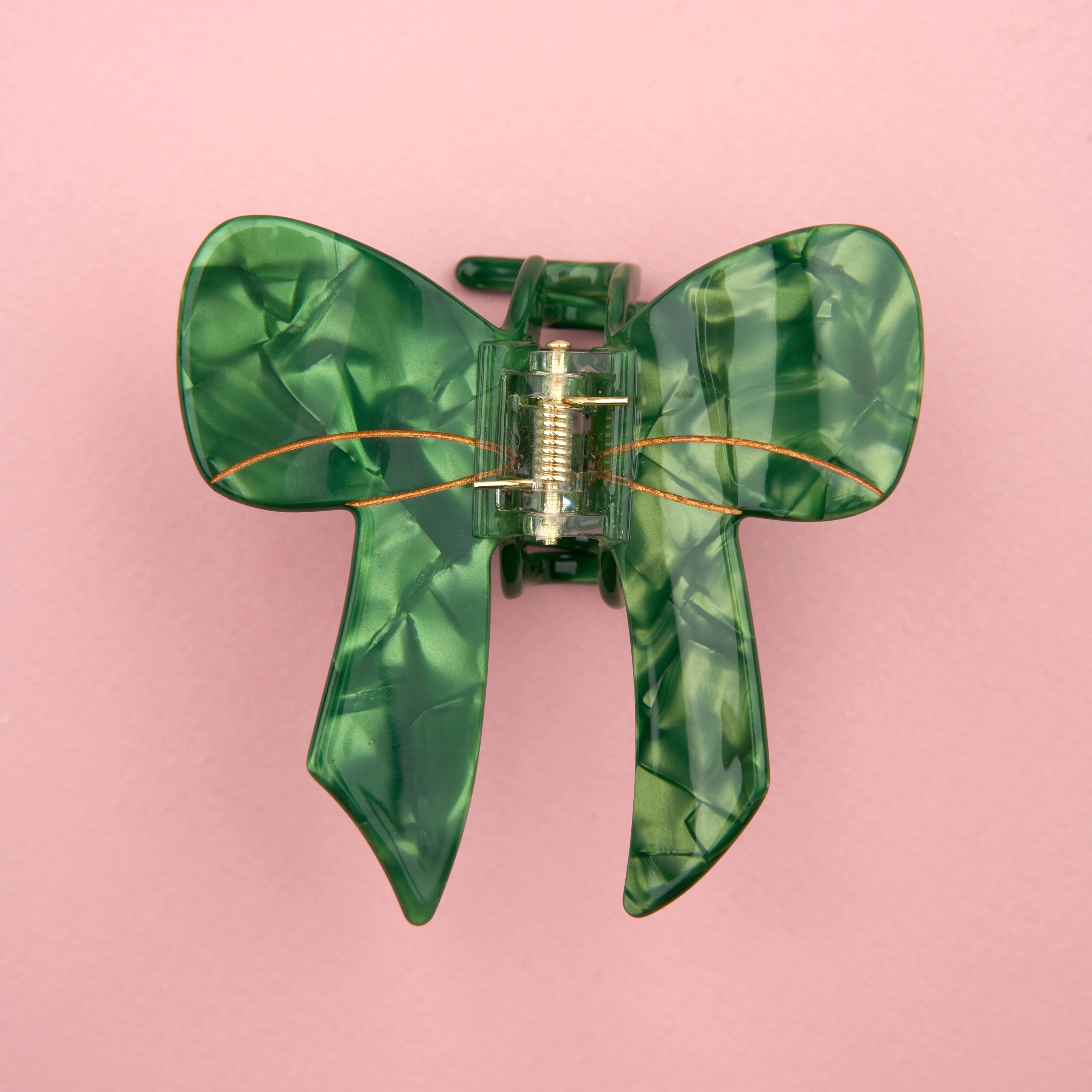GREEN RIBBON HAIR CLAW｜Coucou Suzette