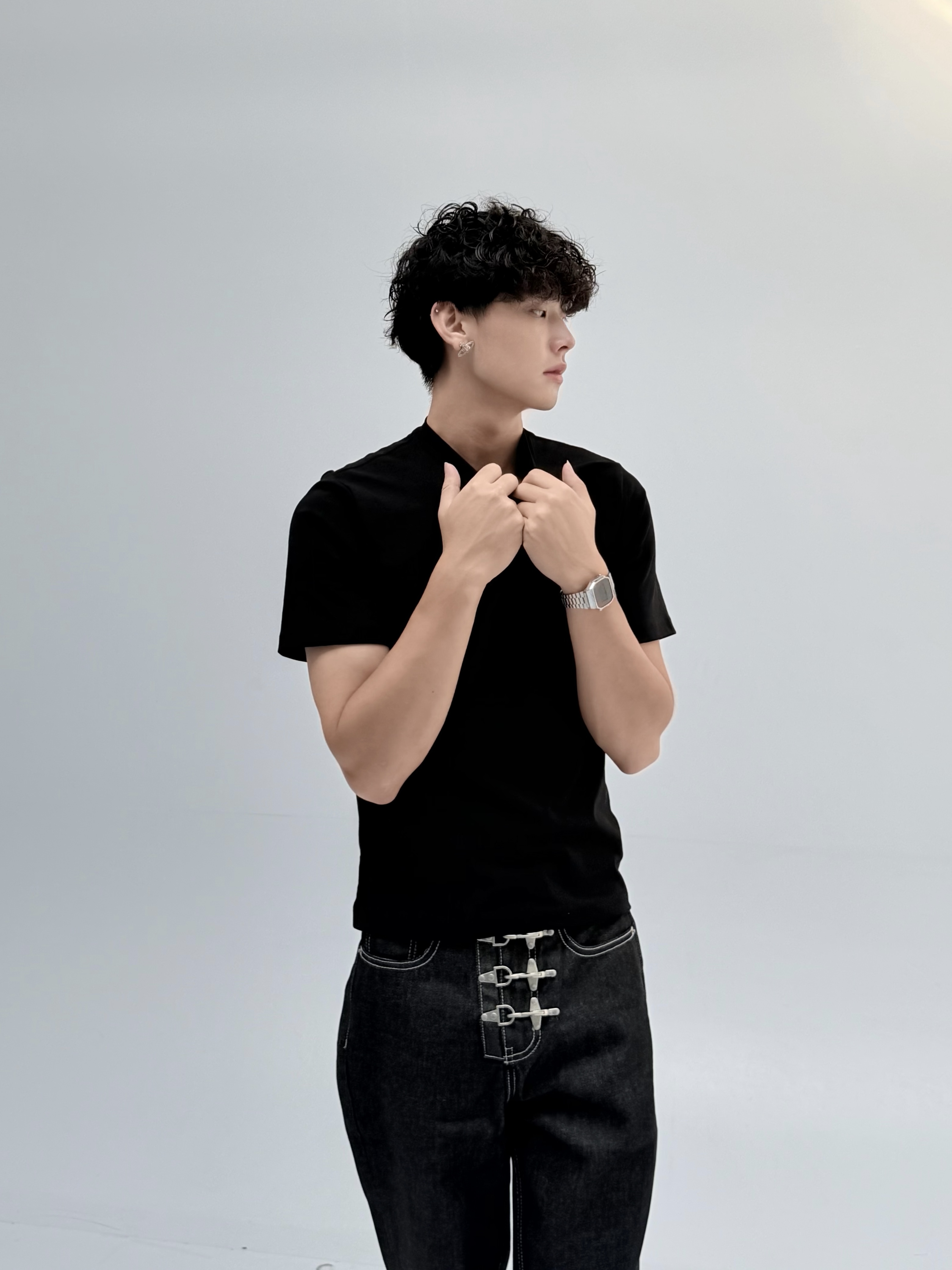 Boxy 彈力短袖 （2色）