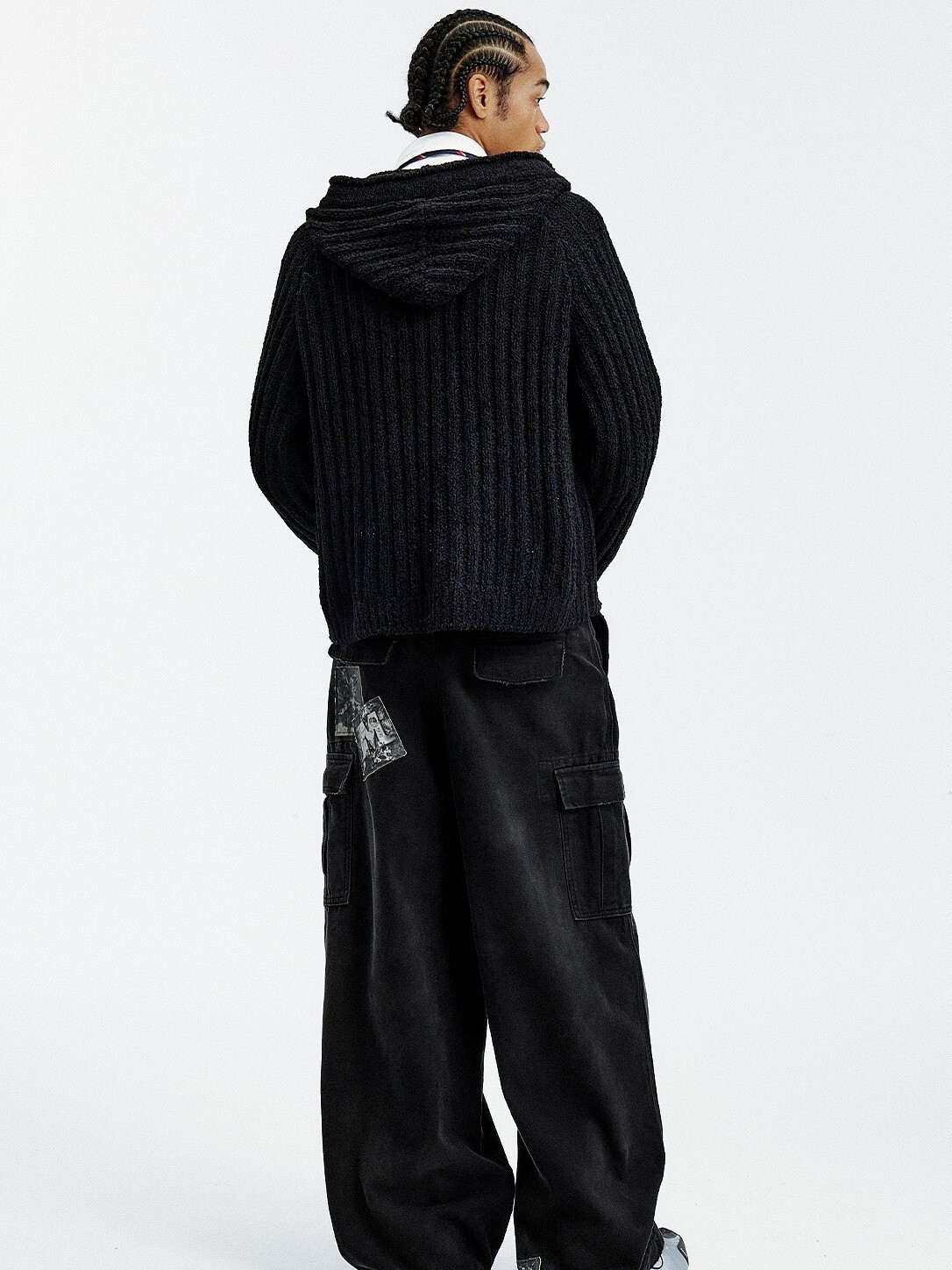 MEDM 經典天使 做舊貼布 多口袋 工裝長褲