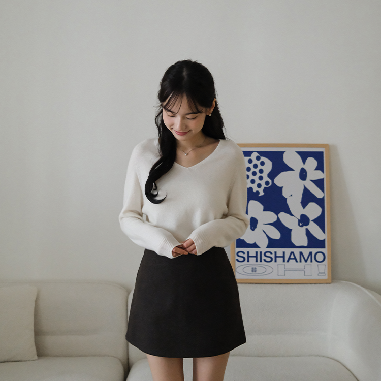 🚀當日出貨 Mood made │ 100% Cashmere頂級羊絨針織毛衣 ( 2 colors)