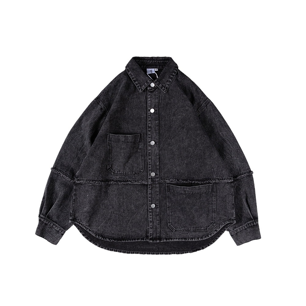 鬍鬚 牛仔 外套 夾克 男生外套 【 FUZY 】- A201704