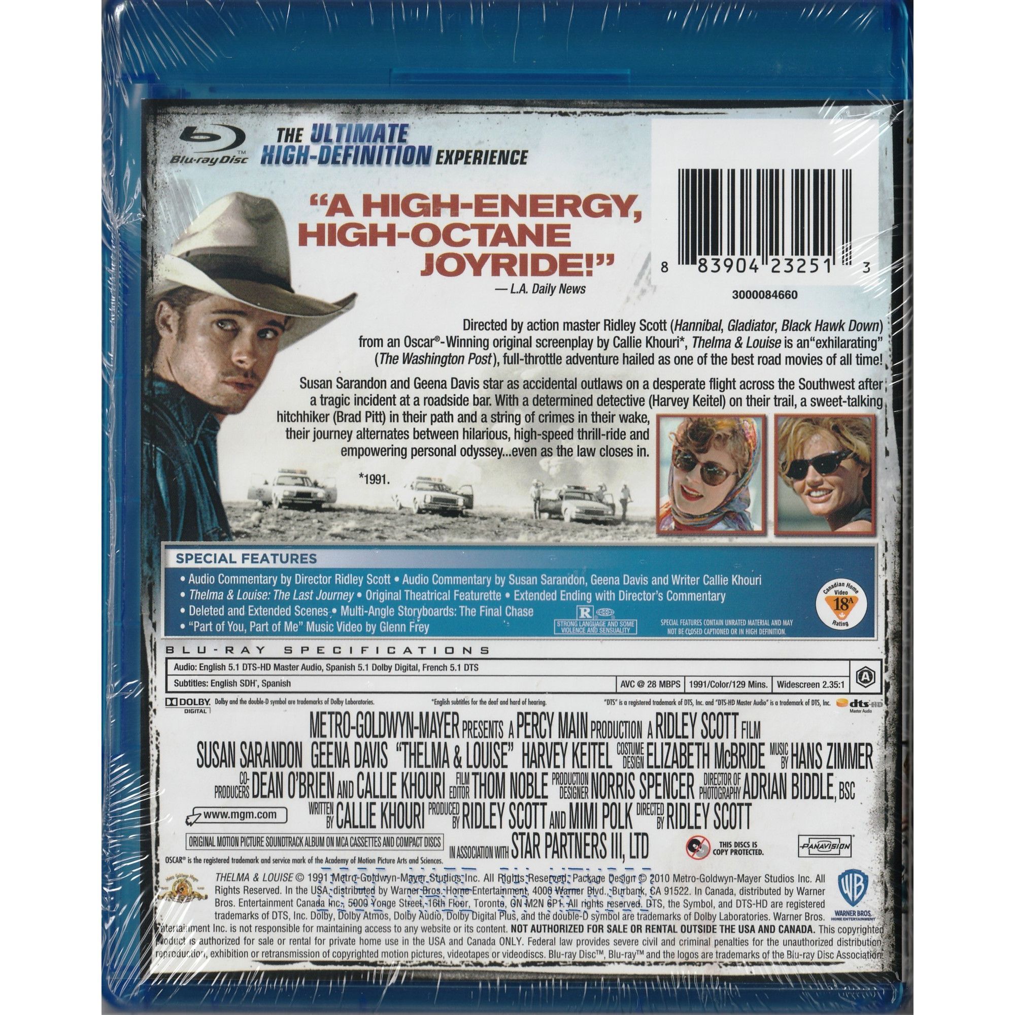 Thelma & Louise (1991) (Blu-ray) (US Version)