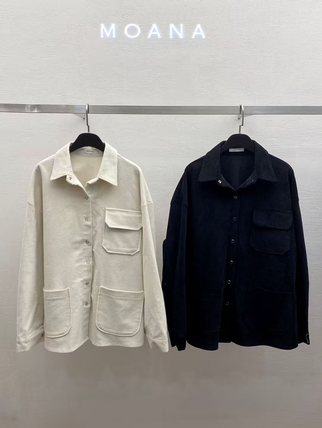 MK5205 燈芯絨襯衫外套