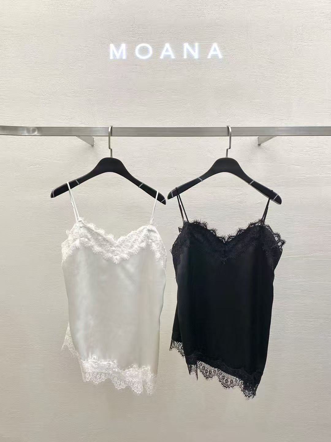 MK5207 蕾絲光澤感吊帶