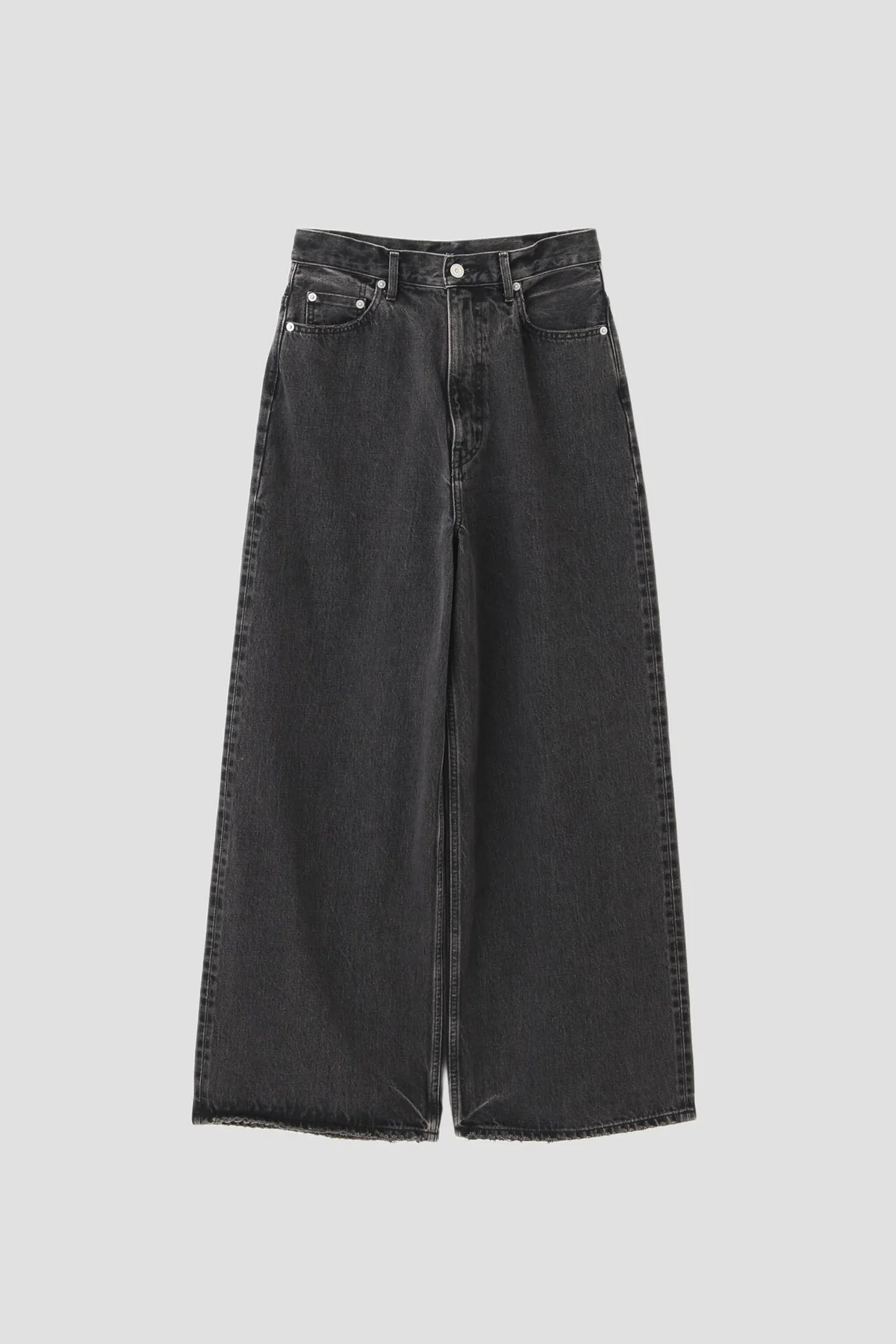 YLÈVE 13.5oz DENIM HIGH WAIST WIDE (2COL)