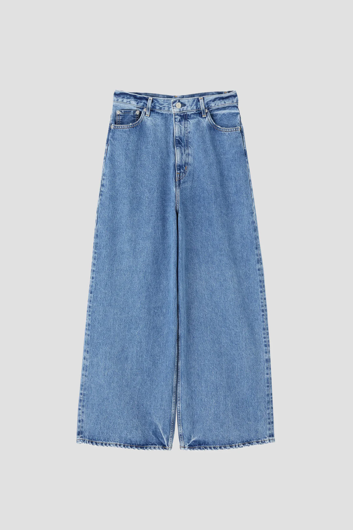 YLÈVE 13.5oz DENIM HIGH WAIST WIDE (2COL)