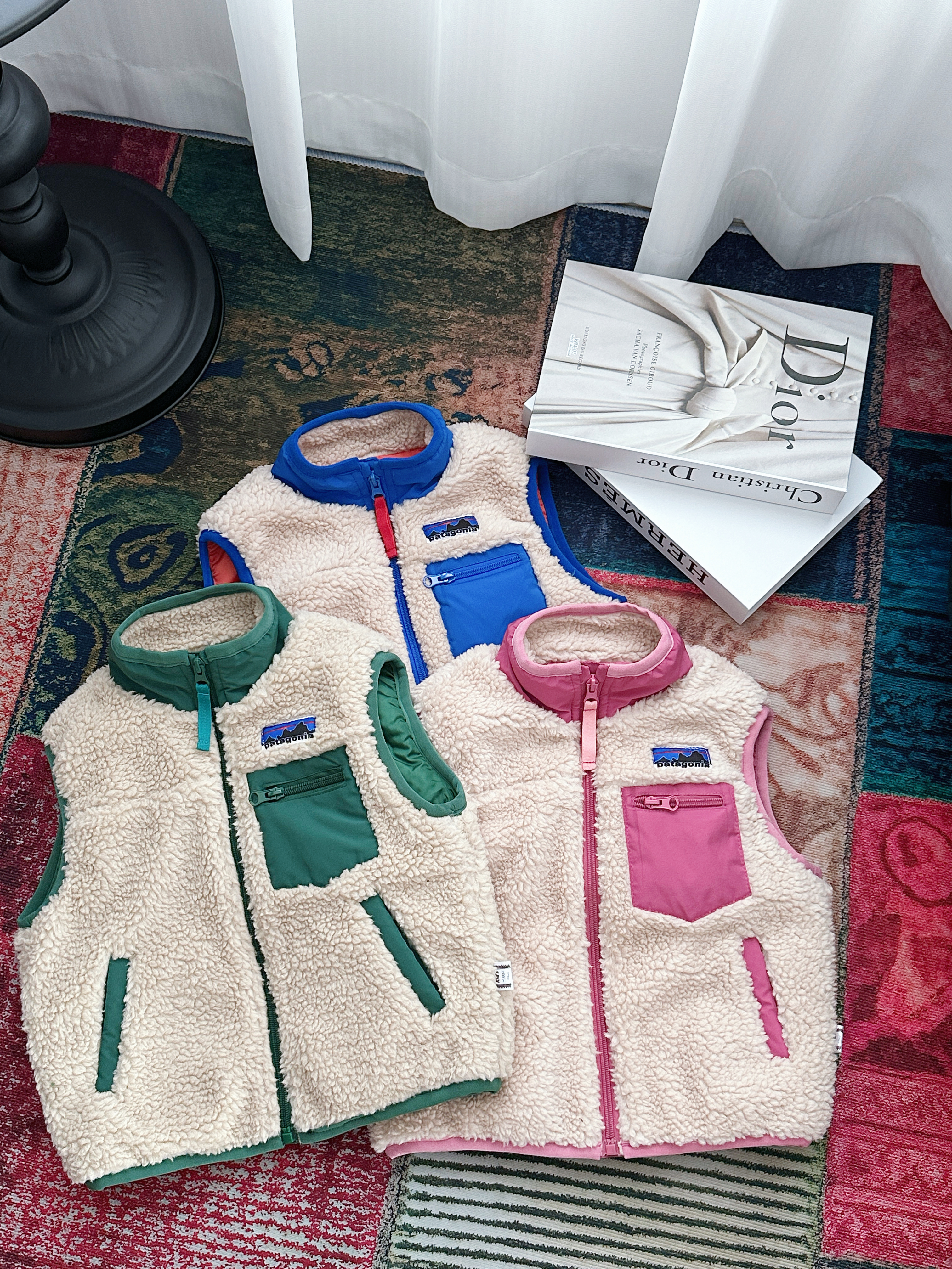 𝐏𝐚𝐭𝐚𝐠𝐨𝐧𝐢𝐚 羔羊毛口袋背心