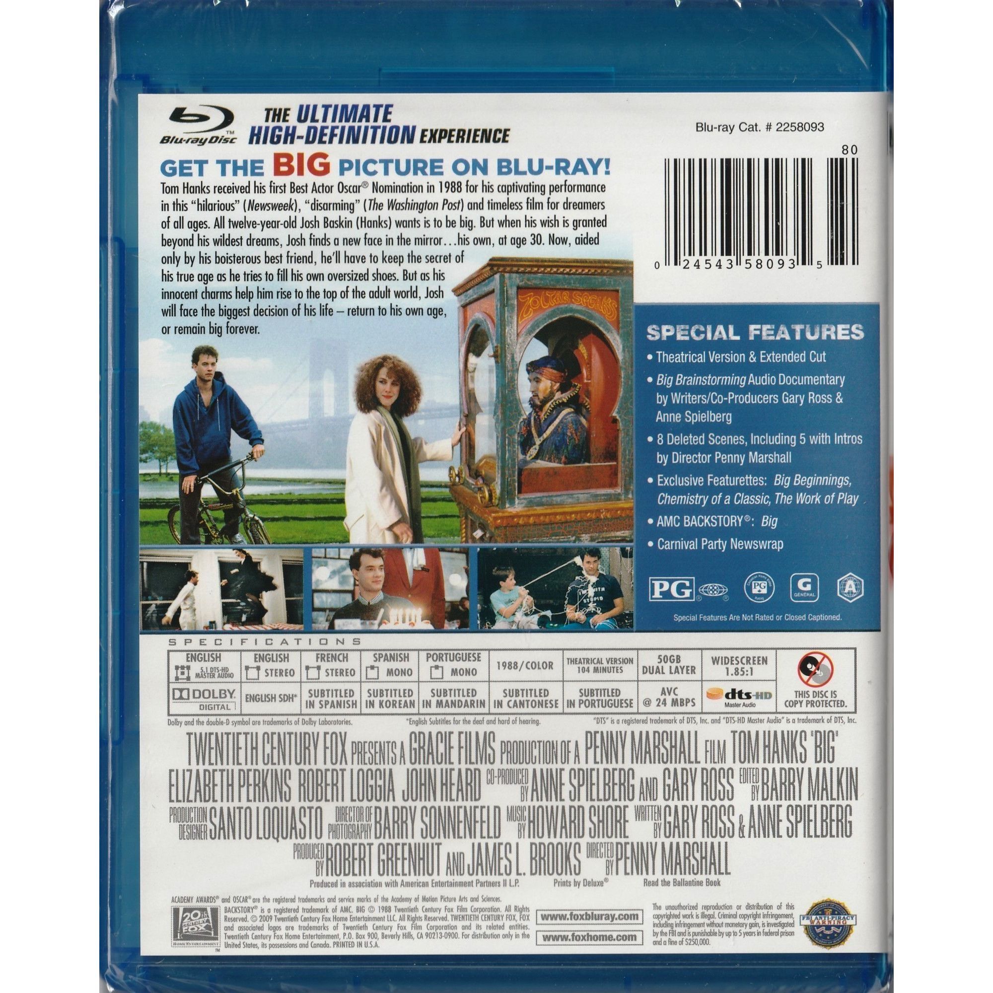 Big (1988) (Blu-ray) (US Version)