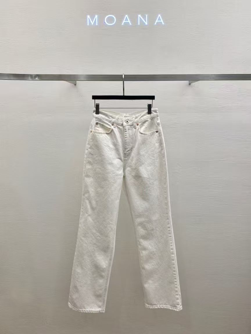 MK5222 復古白色牛仔褲 (S/M/L)