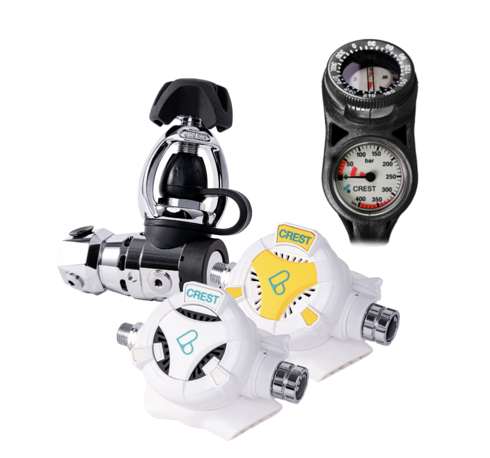 ▲CREST  L4 JUPITER 系列調節器 + 雙用錶