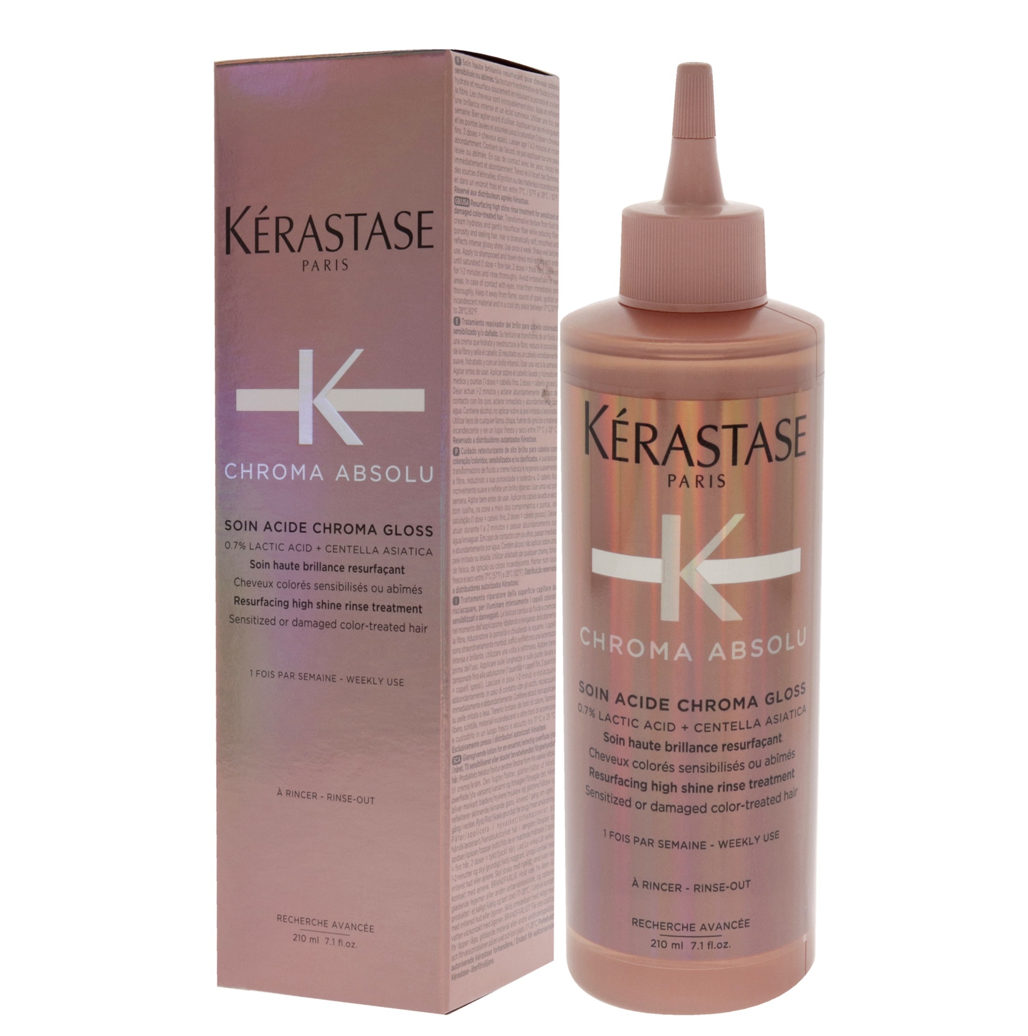 Kerastase Chroma Absolu Soin Acide Chroma Gloss 210ml 卡詩綻光染後護理亮澤修護乳
