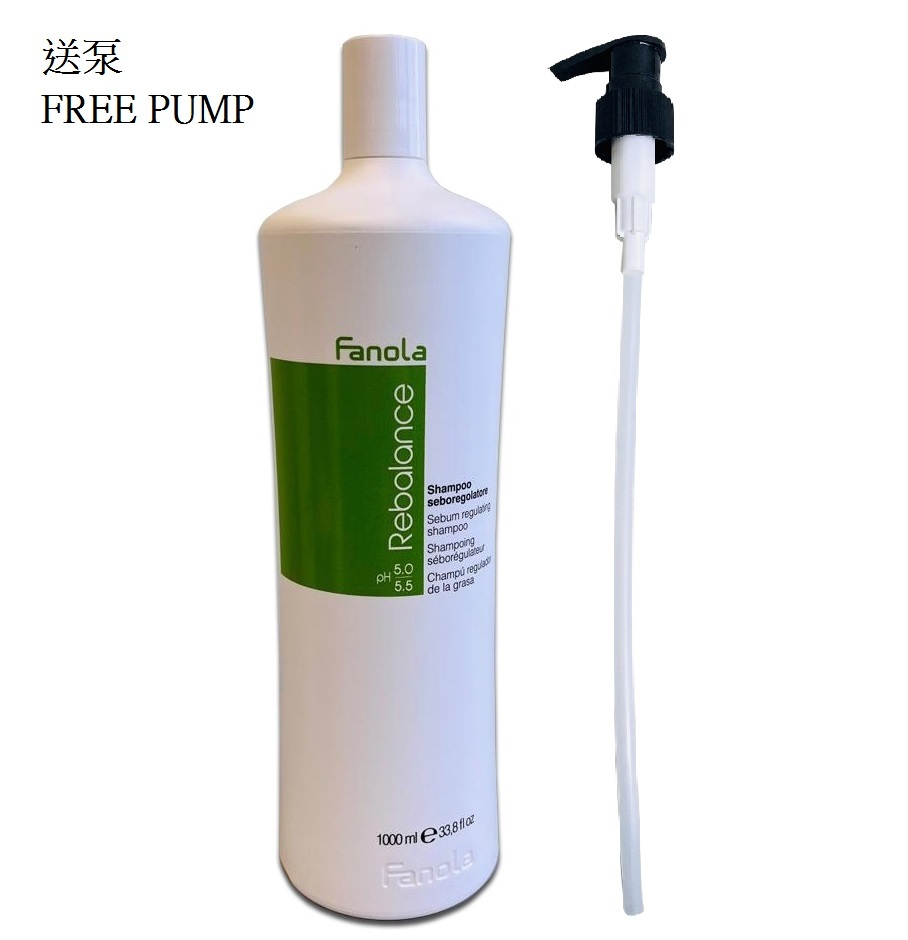 Fanola Re-Balance Shampoo 1000ml(送泵) 控油平衡洗髮水