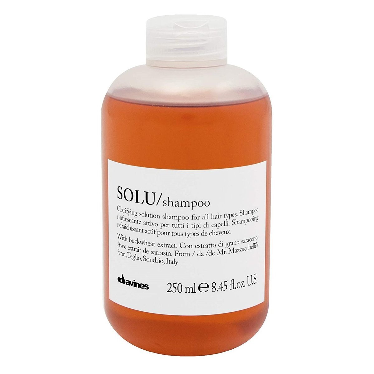 Davines Solu Shampoo 250ml 達芬尼斯清爽潔淨洗頭水(油脂過盛髮質)