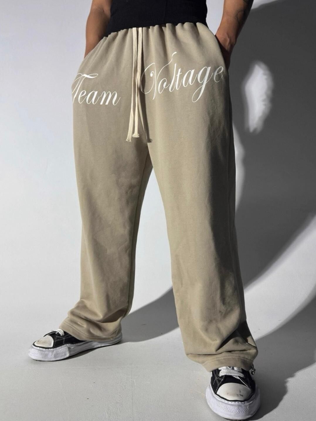 英文字可束腳運動褲 VOLT-107P