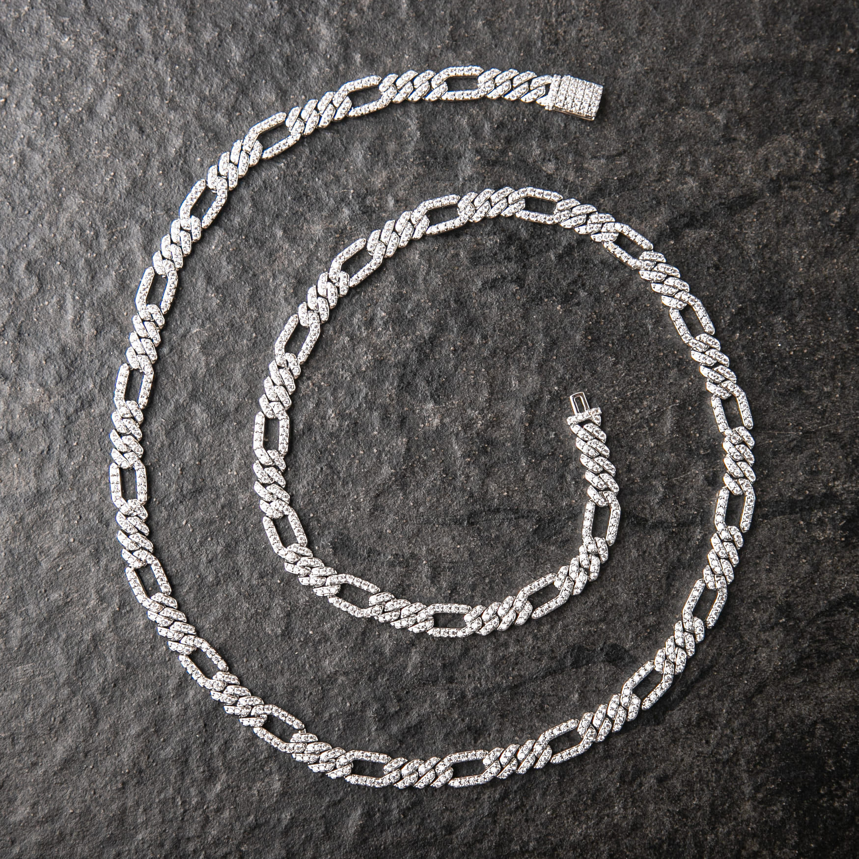 7mm滿鑲費加羅項鍊