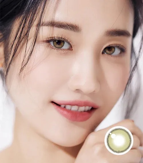 [日版限定][散光] Lensme Torica Rozze Olive Green｜散光彩妝隱形眼鏡