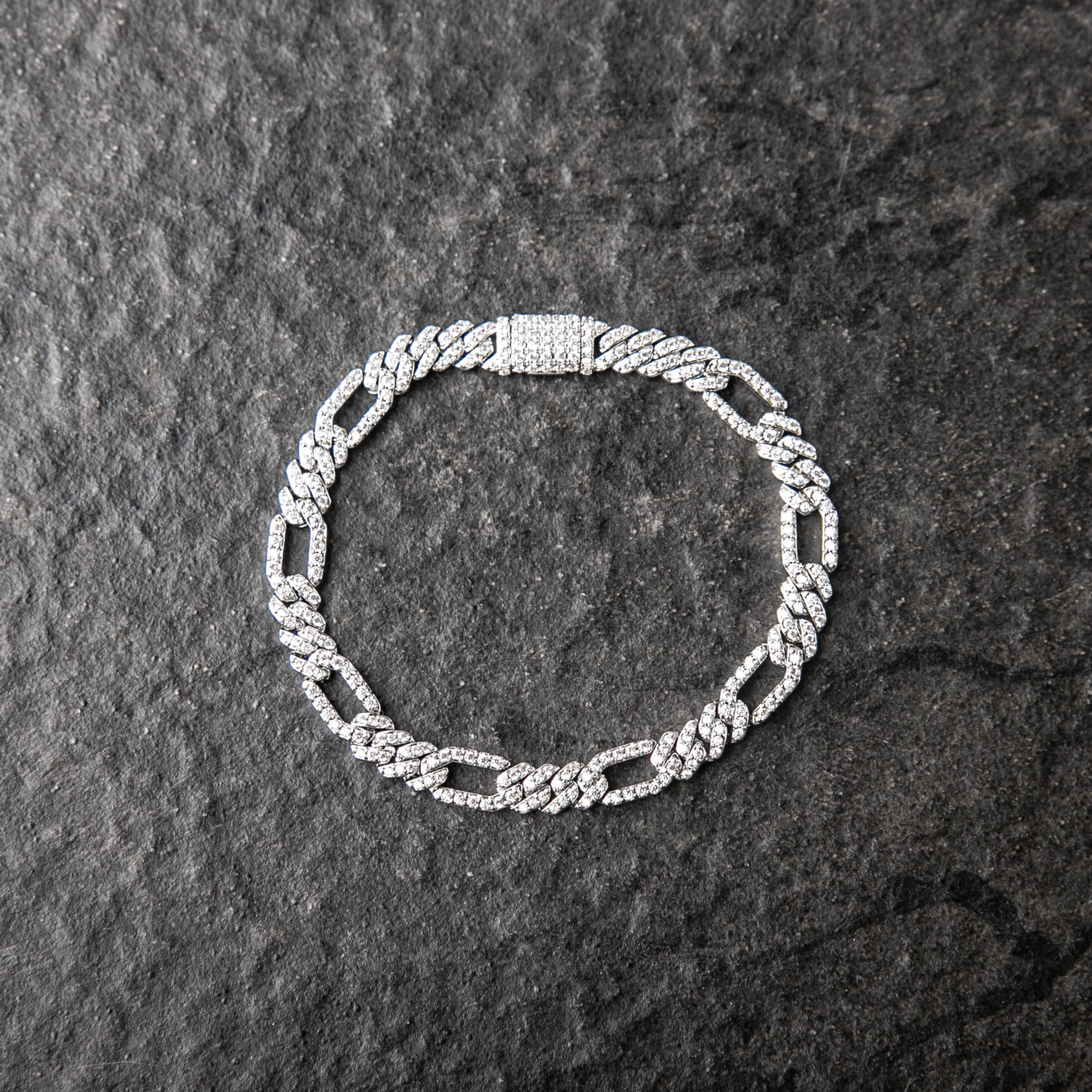 7mm滿鑲費加羅手鍊