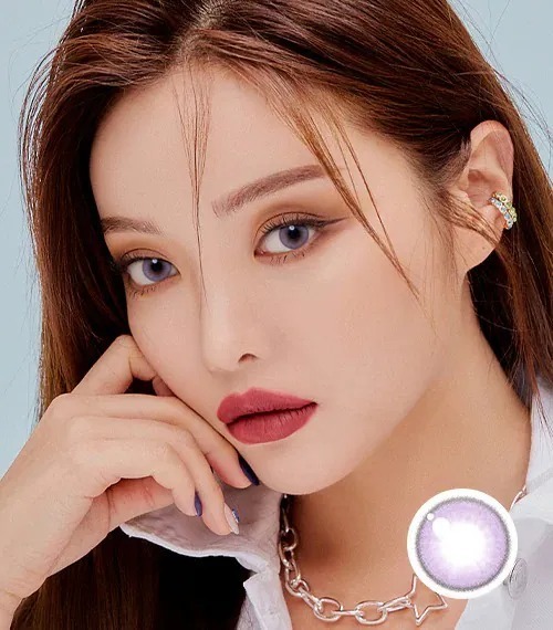 [日版限定][散光] Lensme Torica Flex Fit Milk Purple｜散光彩妝隱形眼鏡