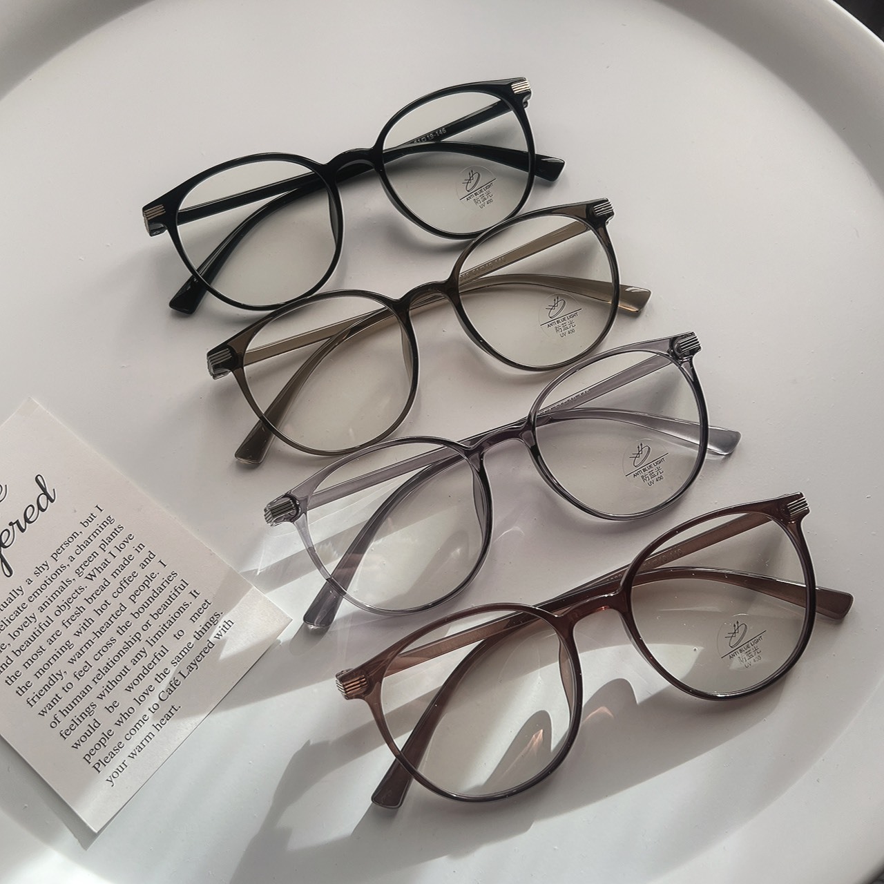 TR030333小臉圓框眼鏡/四色