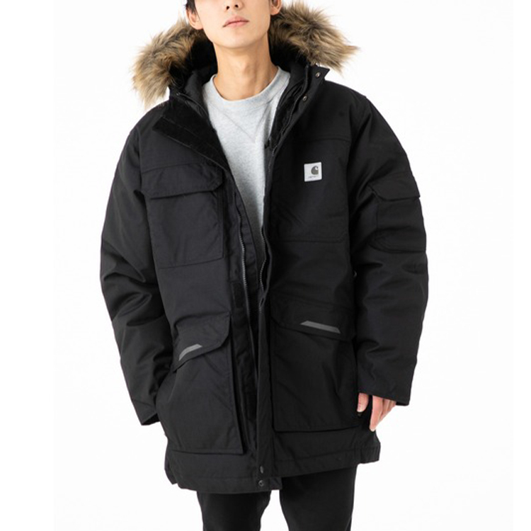 【代購】Carhartt 104476YUKON EXTREMES INSULATED PARKA Down Jacket Men's Black 104476