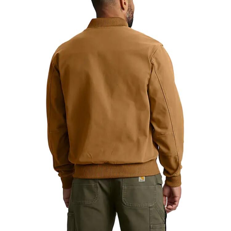 【代購】Carhartt SS25 106781 Rugged Flex® Duck Relaxed Fit Bomber Jacket Jackets & Coats Men's 106781