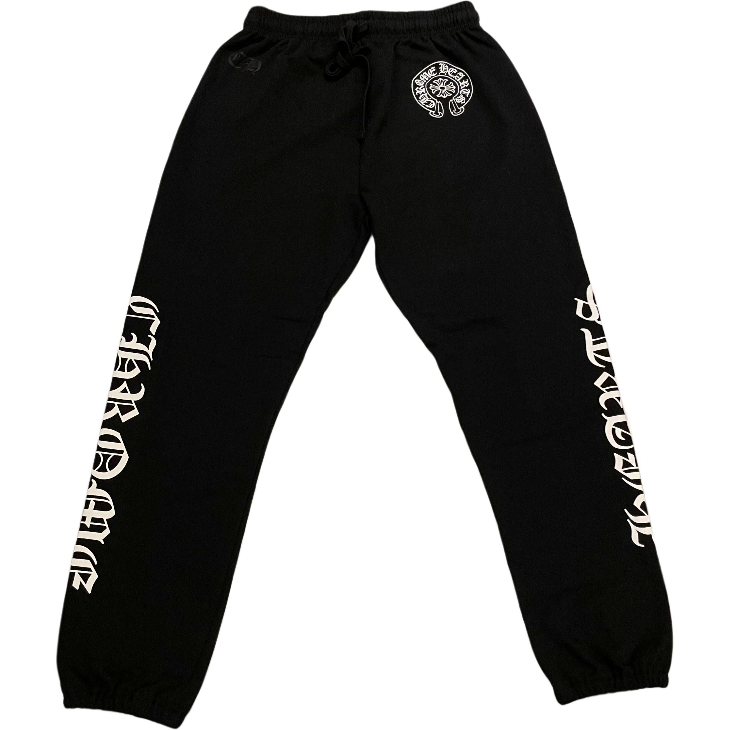 【代購】Chrome Hearts SS25 Knitted Sweatpants Unisex Black CH-2025-1166