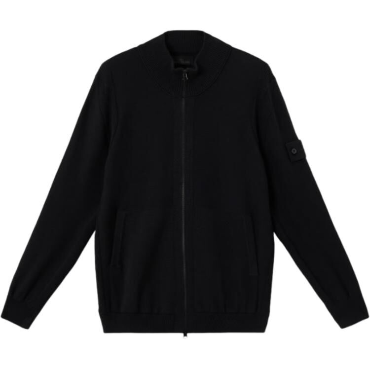 【代購】STONE ISLAND Ghost Collection SS25 Knitwear Men's Black K1S155100002S00FA-V0029