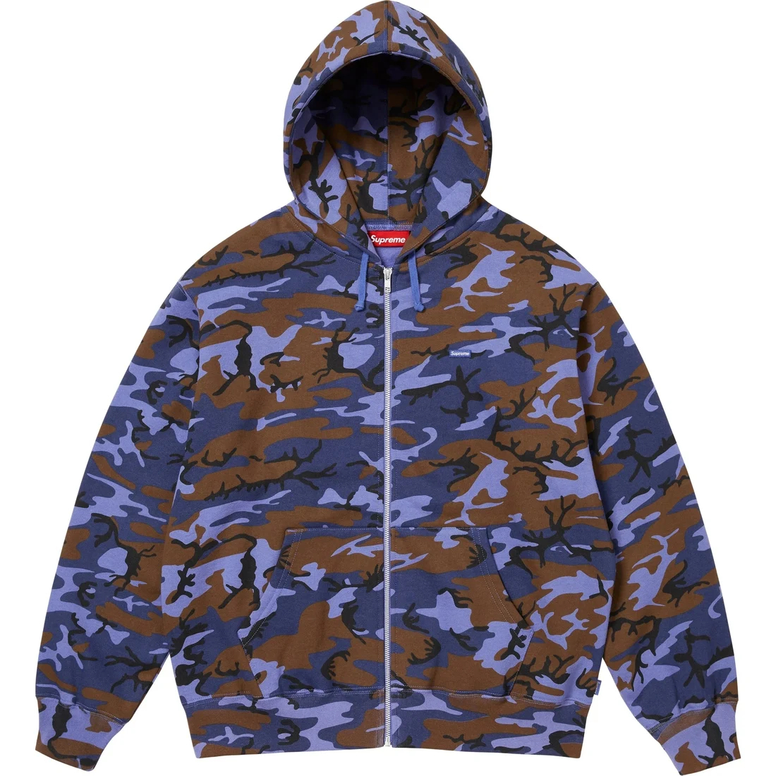 【代購】Supreme Small Box Zip Up Hooded Sweatshirt SS25 SUP-SS25-130