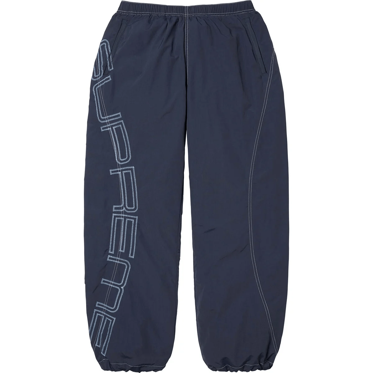 【代購】Supreme Spellout Embroidered Track Pant SS25 SUP-SS25-138