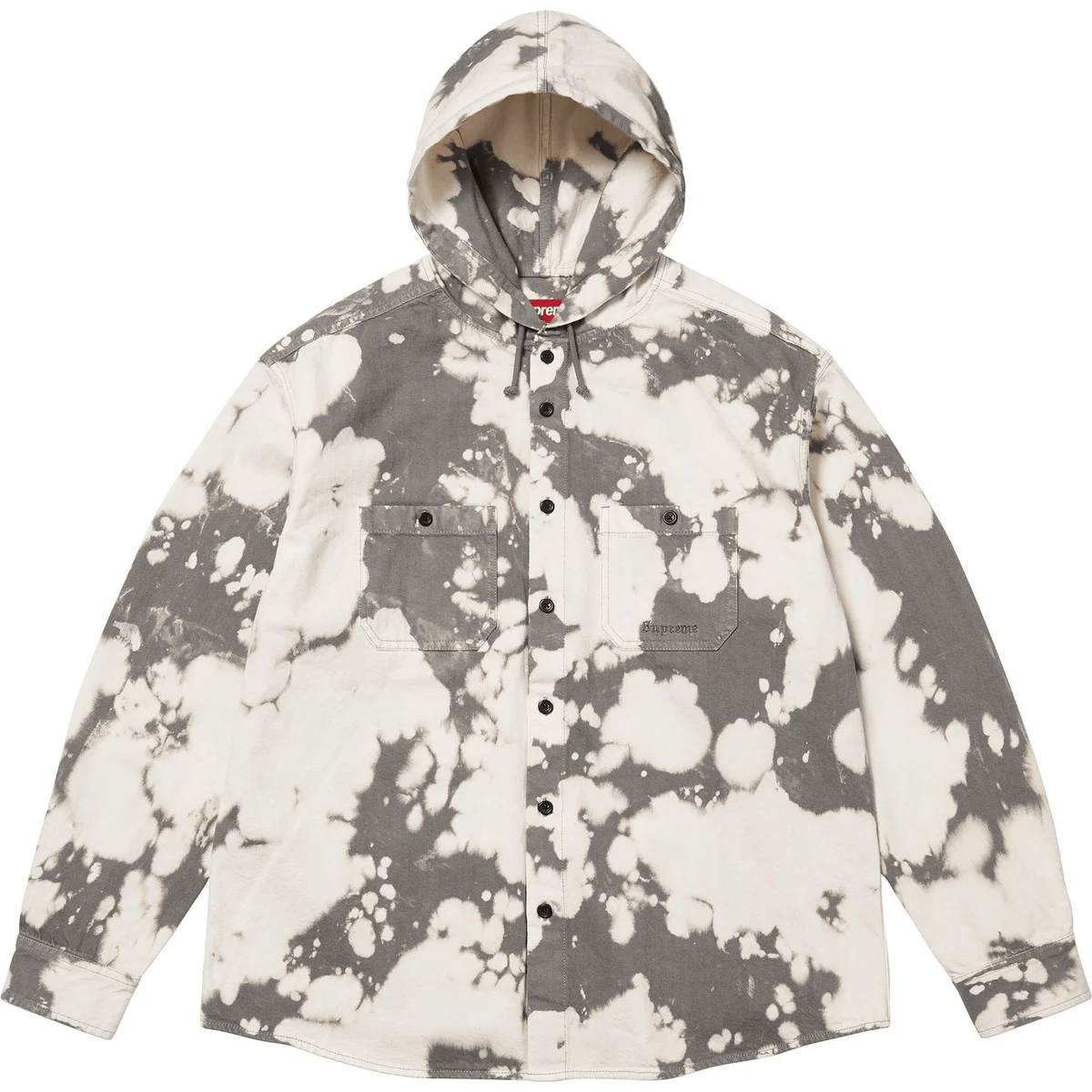 【代購】Supreme SS25 WEEK19 Hooded Denim Shirt Unisex SUP-SS25-147