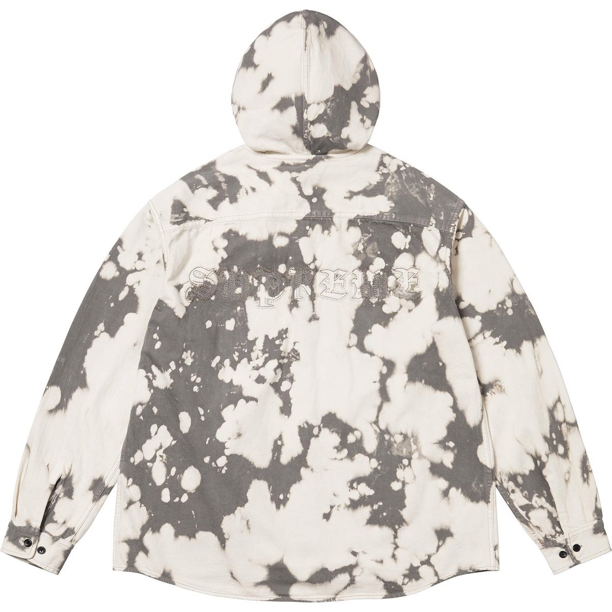 【代購】Supreme SS25 WEEK19 Hooded Denim Shirt Unisex SUP-SS25-147