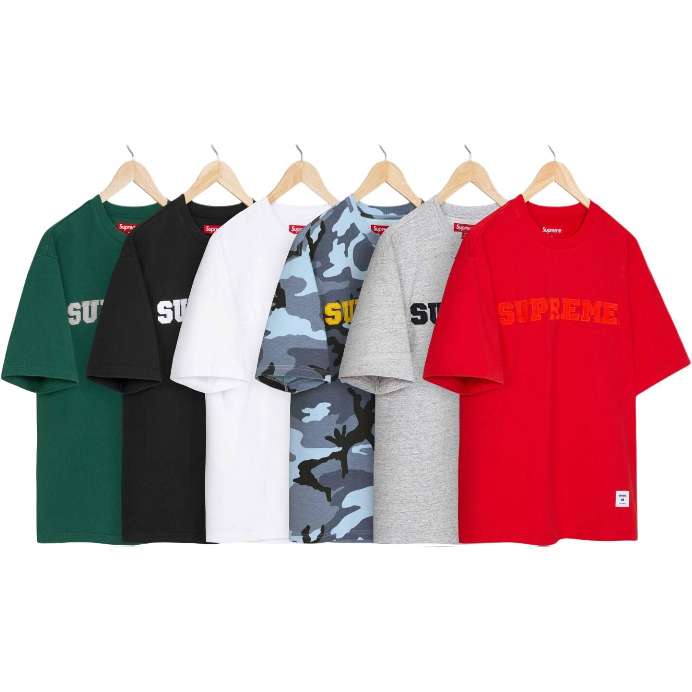 【代購】Supreme FW25 WEEK9 Collegiate Appliqué S/S Top T Shirt Unisex SUP-FW25-121